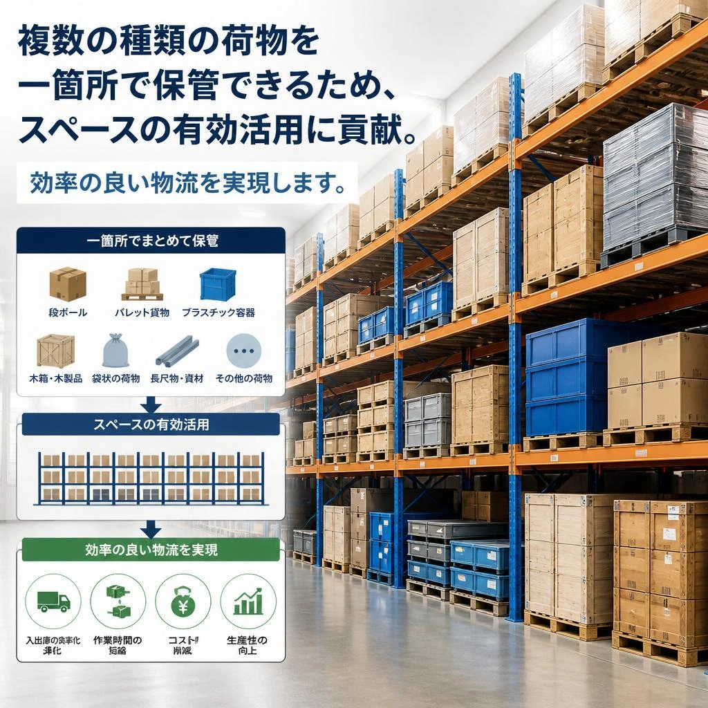 まとめて省スペースに