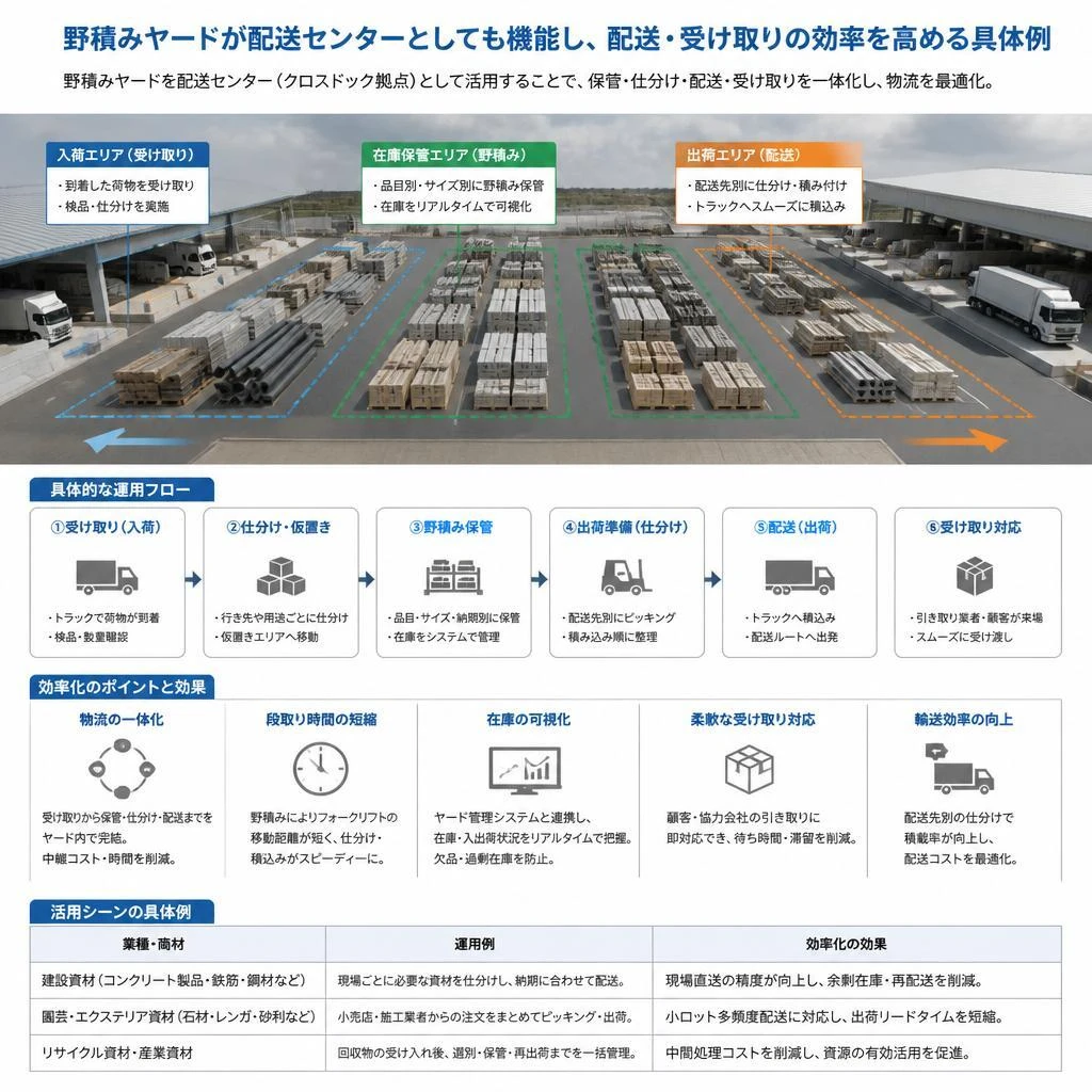 配送センターとしての活用
